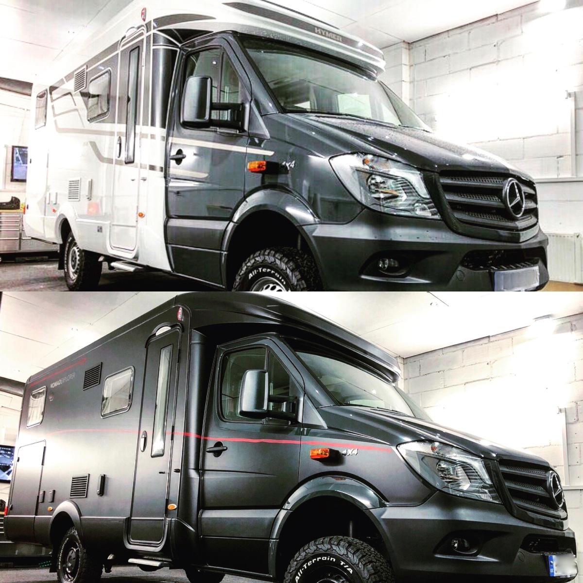 Hymer motorhome for sale wrapped grey